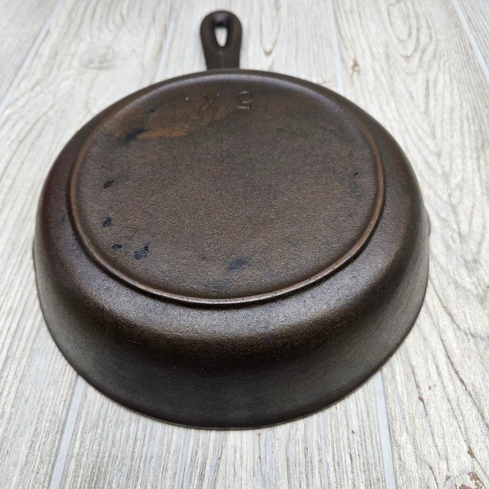 Vintage BSR Birmingham Stove Red Mountain Cast Iron Skillet No‎ 5X. Heat Ring - Picture 3 of 6